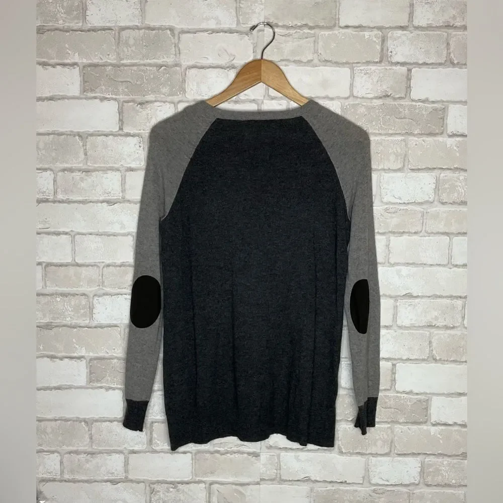 J. Crew Gray Wool & Rabbit Hair Blend Crewneck Sweater Size XS